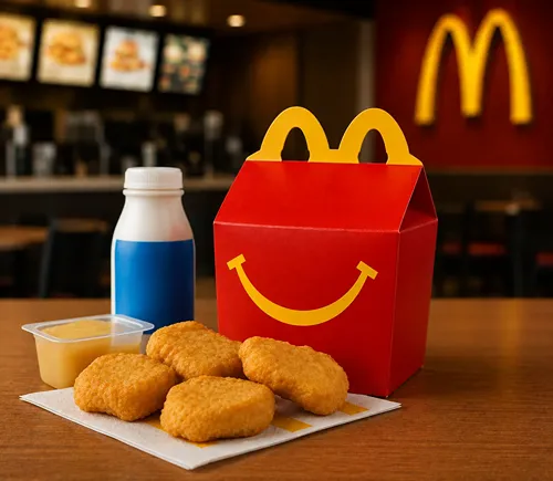 4 Piece Chicken McNuggets Happy Meal