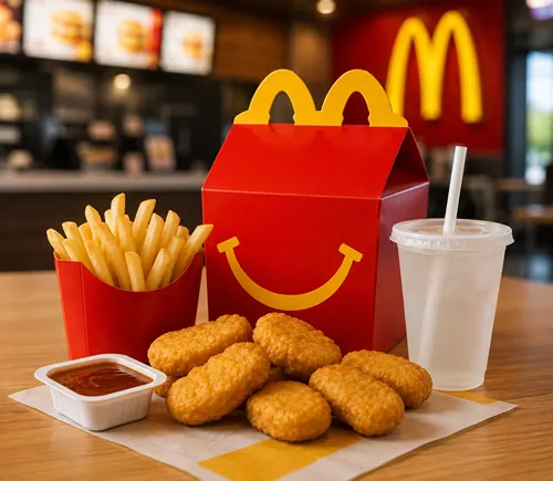 6 Piece Chicken McNuggets Happy Meal