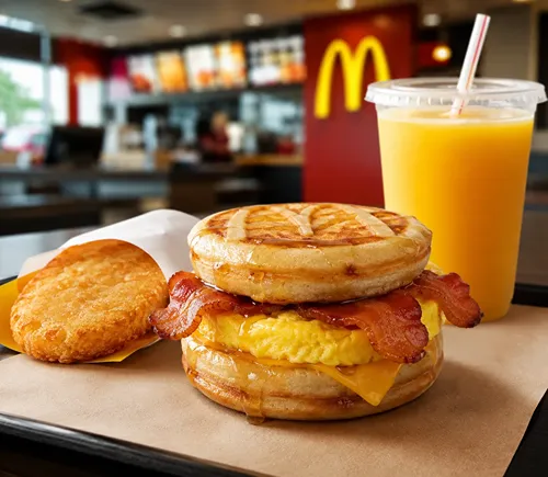 Bacon, Egg & Cheese McGriddles Meal