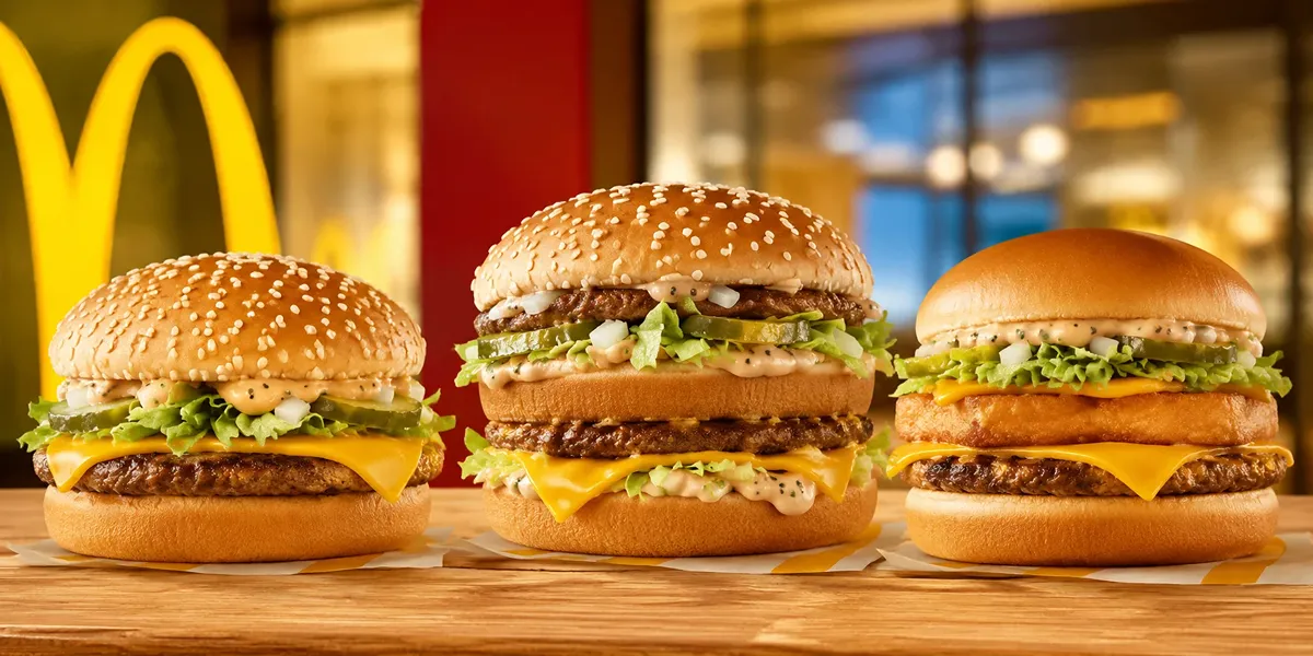 Mcdonald’s Burgers Menu -1
