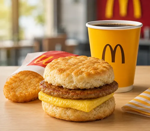 Sausage Biscuit with Egg Meal